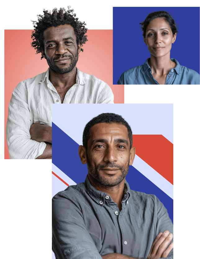 Apprenants en formation à l'Institut Emploi Formation