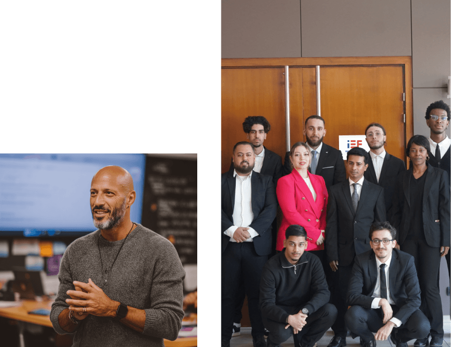 Apprenants et formateurs de l'Institut Emploi Formation
